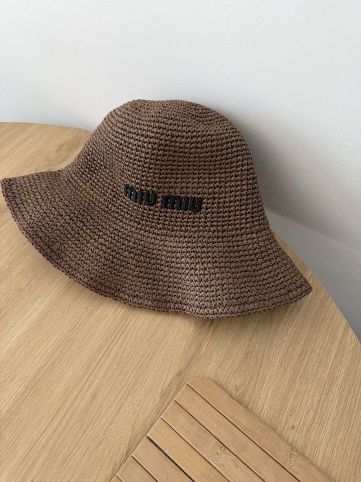 Kapelusz Bucket Miu Miu Czapka