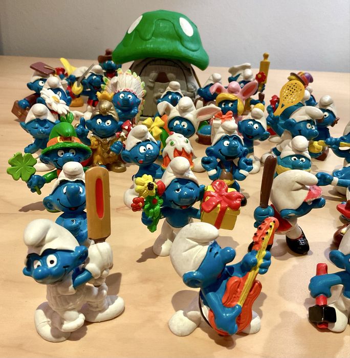 Coleção Smurfs ou Pitufos ou Strumpfs vintage