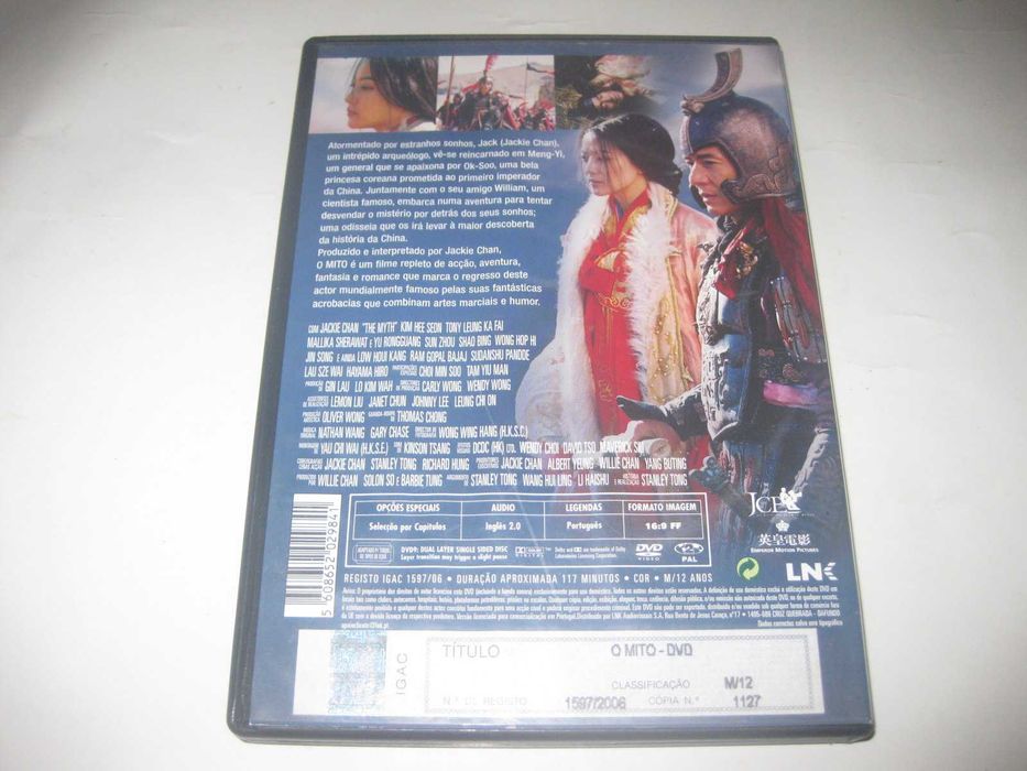 DVD "O Mito" com Jackie Chan