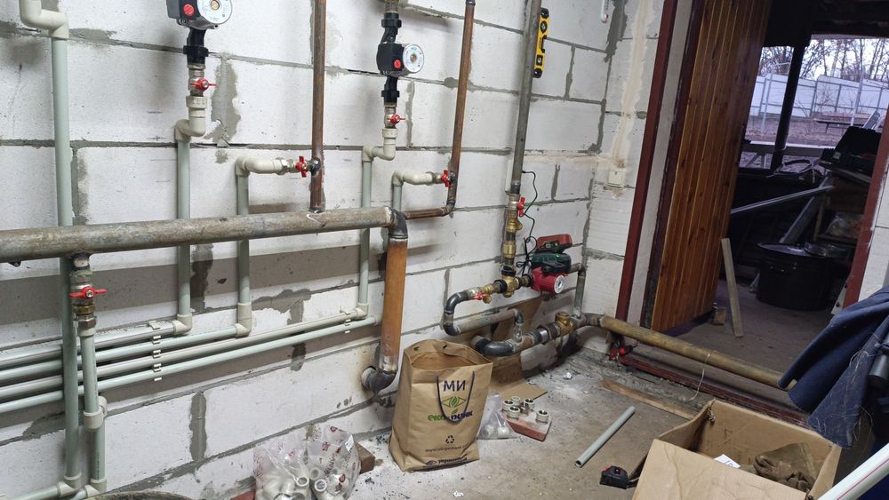 Монтаж установка обвязка твердотопливного котла