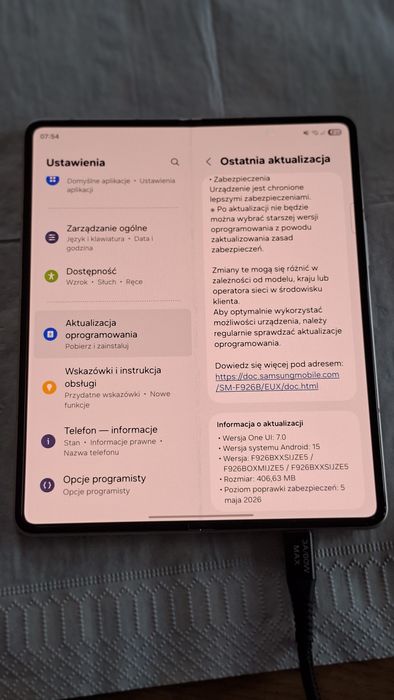 Smartfon Samsung Fold 3 12Ram 512GB Dysk