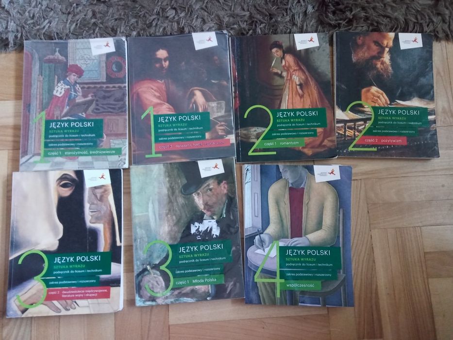 Język polski 1, 2, 3, 4 zakres podstawowy i rozszerzony