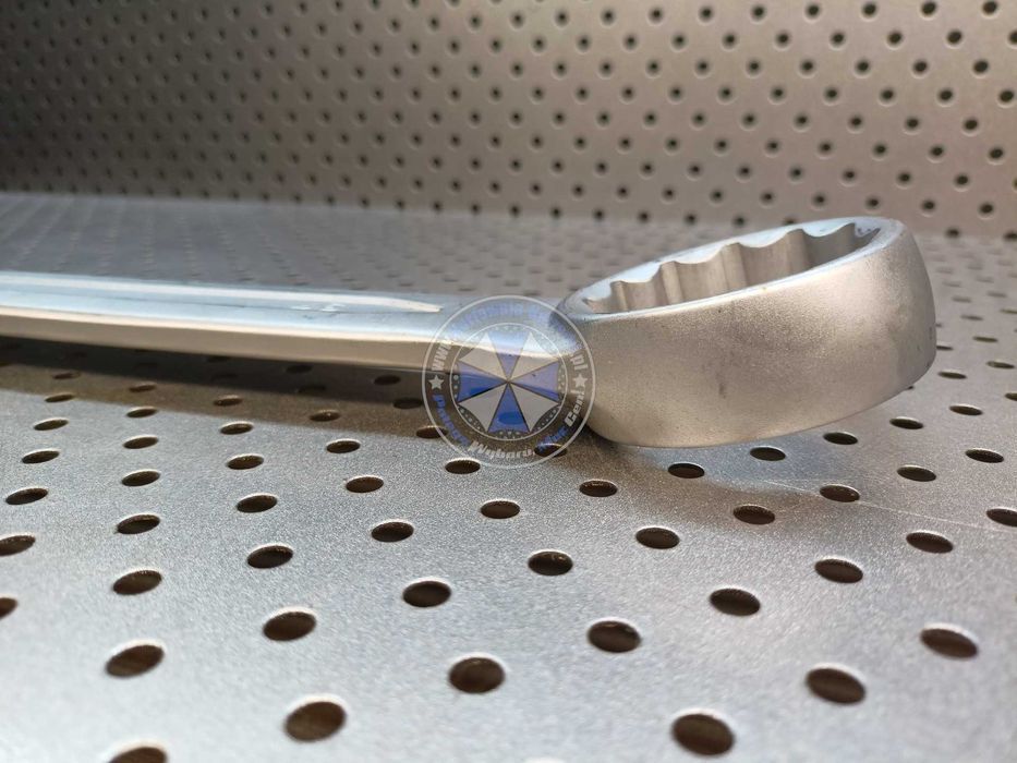 Klucz 46mm CrV  płasko-oczkowy 46mm klucz płaski 46mm satynowany