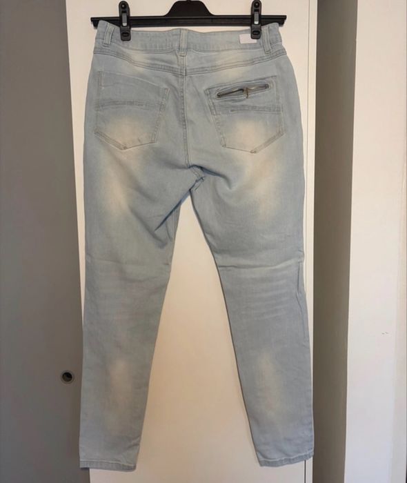 spodnie jeansowe boyfriend z dziurami House 98% bawełna!