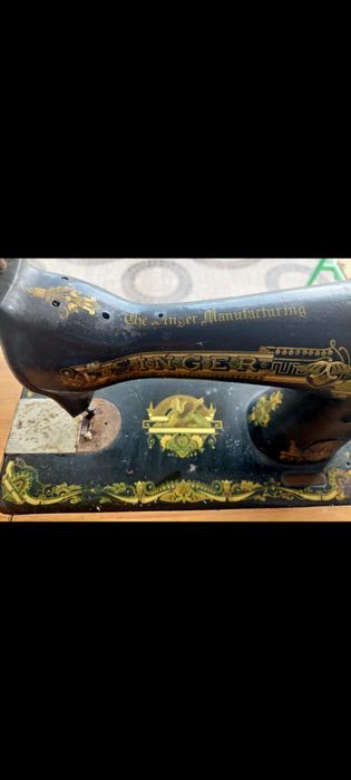 Máquina costura Singer, relíquia para colecionadores