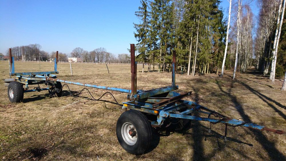 przyczepa dłużyca do drzewa przyczepa leśna