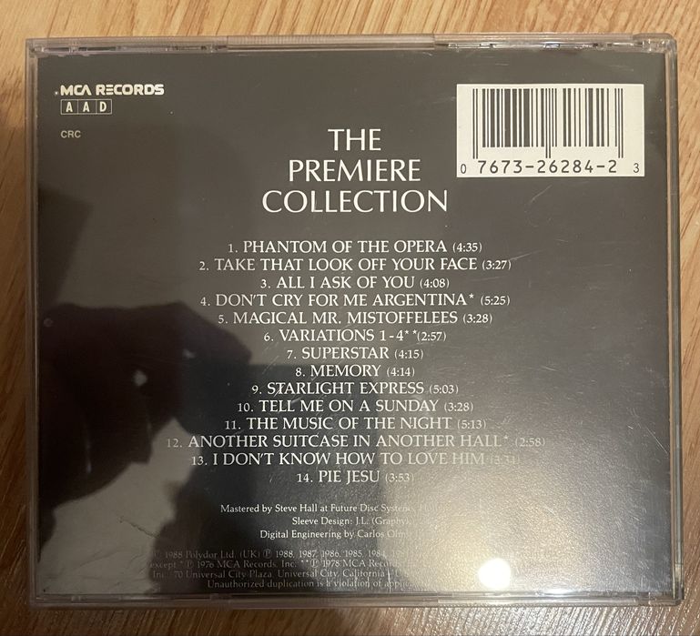 Various / Andrew Lloyd Webber  – The Premiere Collection
