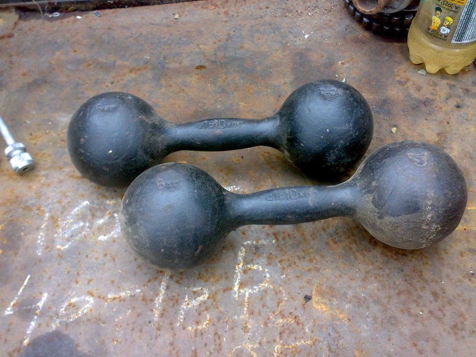 товары для школьников .гантели 10 кг