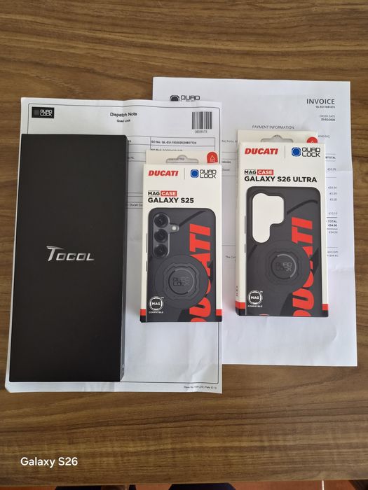Quad Lock Samsung S26 Ultra e S25 Mag Case