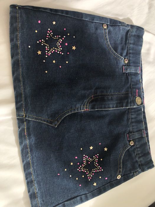 Spódnica dżinsowa r.140