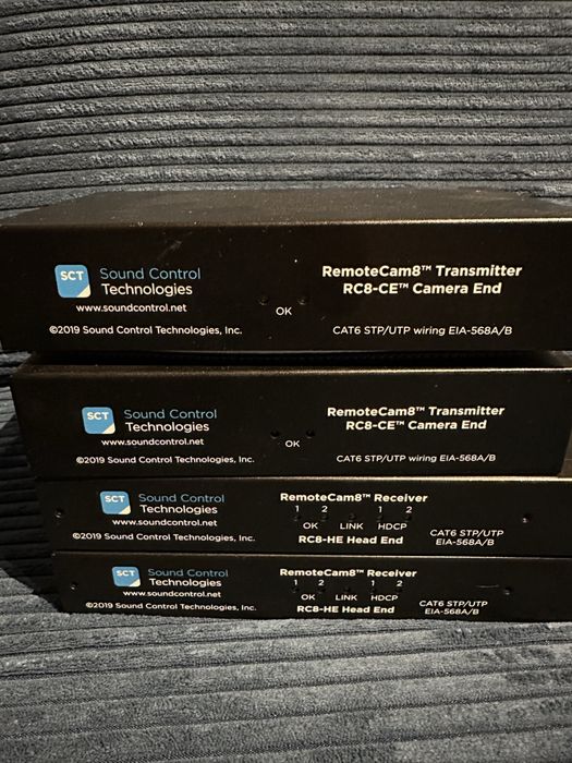 Sterowanie audio video SCT RC5-TE, RC5-HE, RC8-CE, Receiver, Crestron