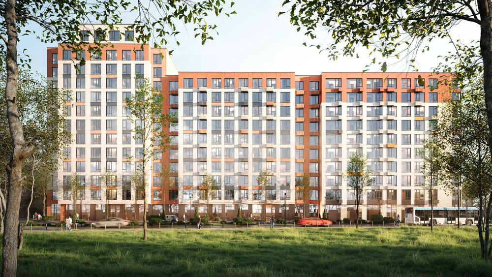 1-к квартира в ЖК "Sister"50 м2 РОЗТЕРМІНУВАННЯ HN