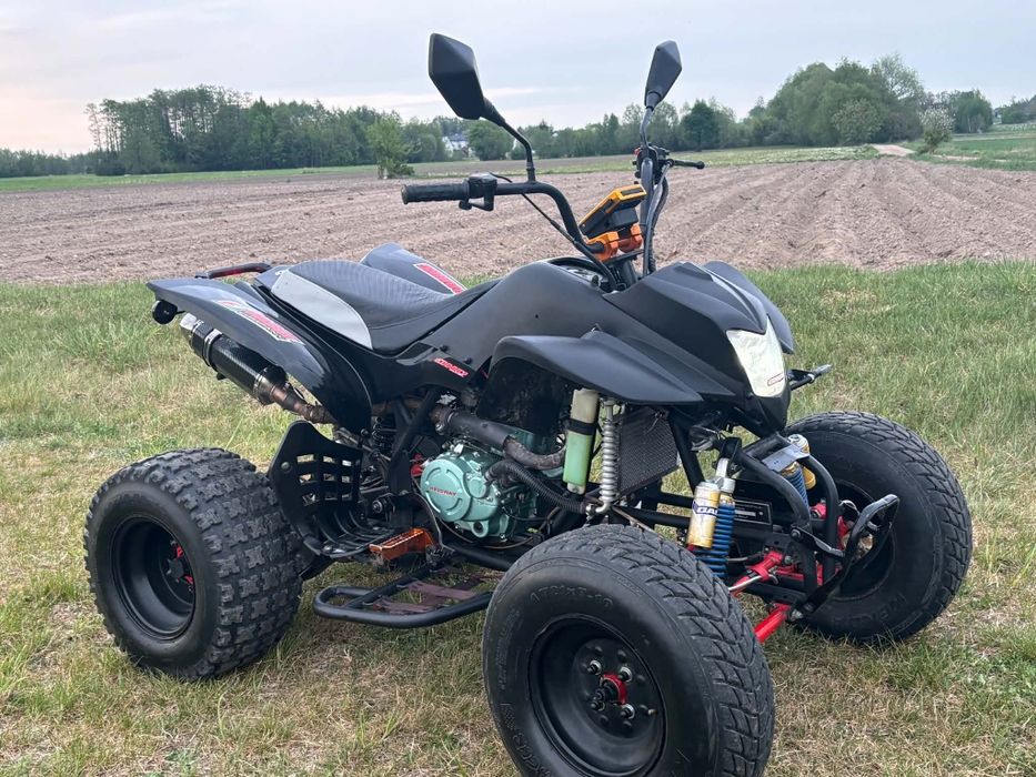 Quad Bashan 250 zarejestrowany mega stan sportowy mocny