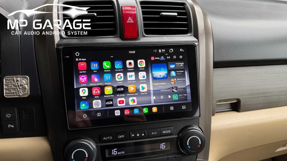 Radio Nawigacja Android_14 Honda CRV 4G LTE CarPlay/AndroidAuto Qled Montaż