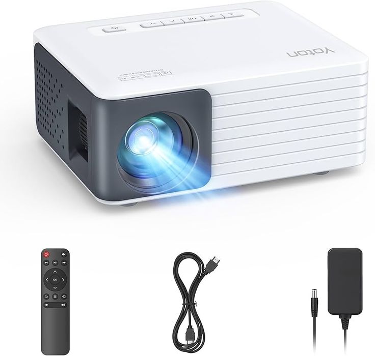 Projector de video na caixa