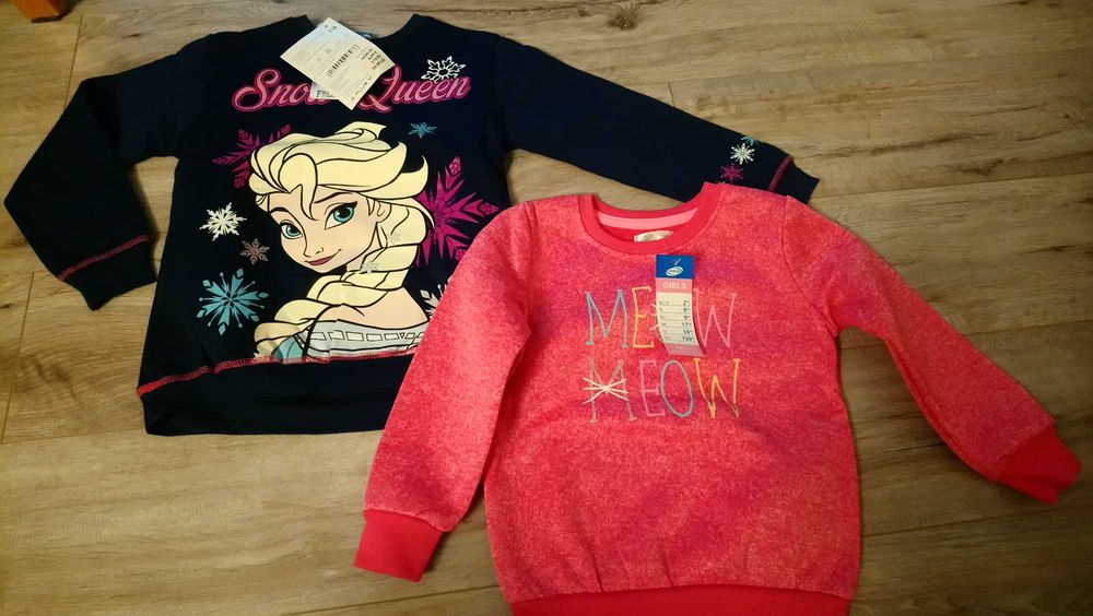 Bluzy dziewczęce nowe z metkami