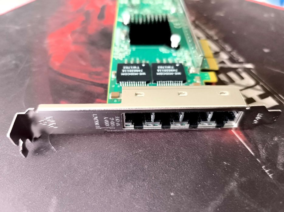 Мережева  карта Silicon 4-port Gigabit