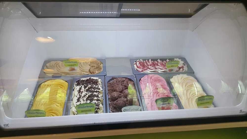 NOWA na 7 kuwet kuweciarka na lody JUKA M300Q konserwator do lodów gałkowych zamrażarka