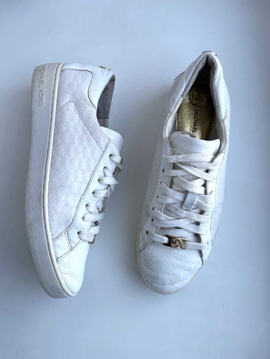 Шкіряні кеди кросівки Michael Kors 36-37 р. оригінал, кожаные кеди