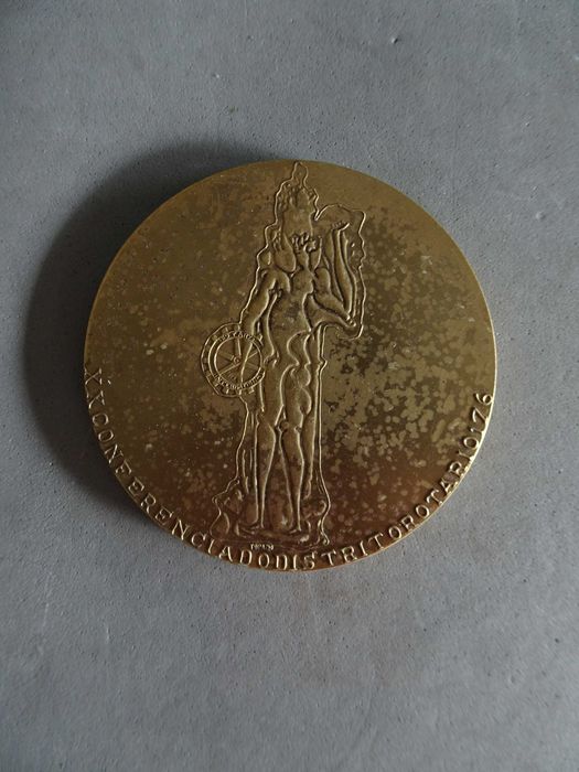 Medalha – Porto, Rotary clube. Fao 1966. XX Conferência