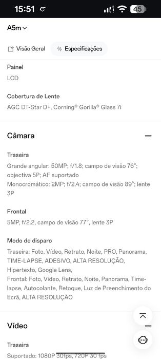 Lindíssimo OPPOA5M Estado novo