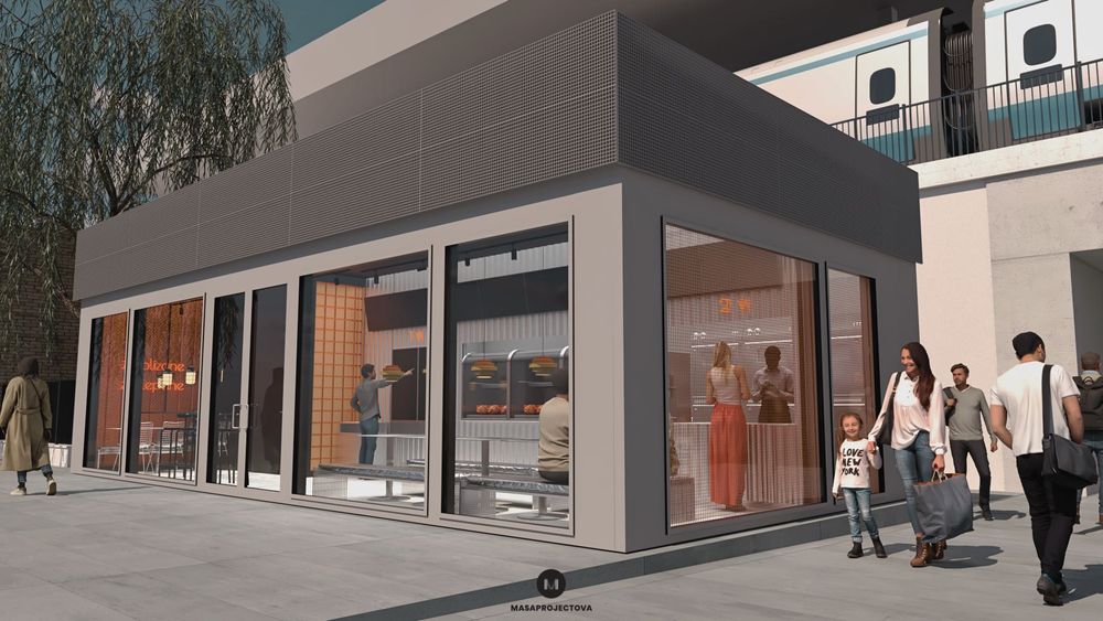 Pawilon handlowy / lokal gastronomiczny - nowy