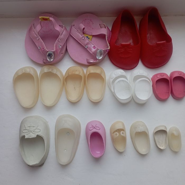 В'єтнамки туфельки взуття для ляльки  обувь кукольная СССР