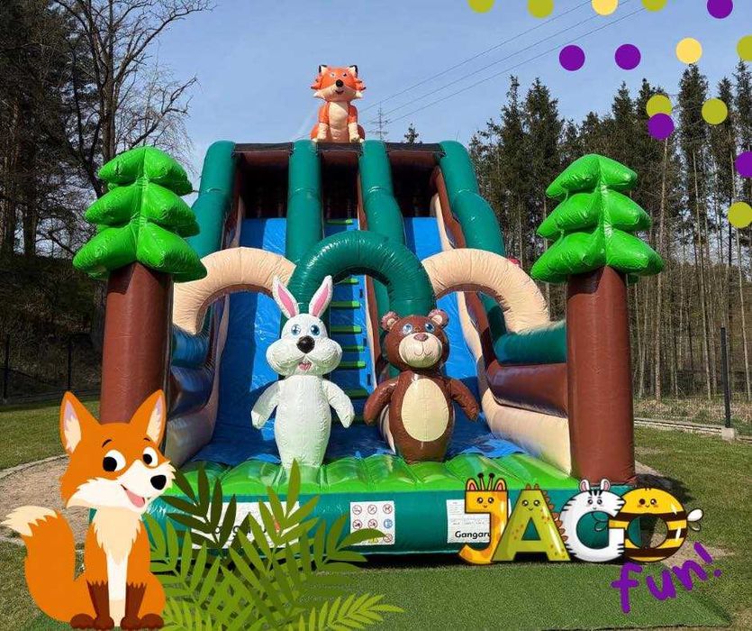 Wynajem Zamki Dmuchane Dmuchańce Dżugla Farma Atrakcje dla dzieci