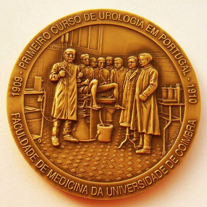 Medalha Bronze Primeiro Curso de Urologia 1909