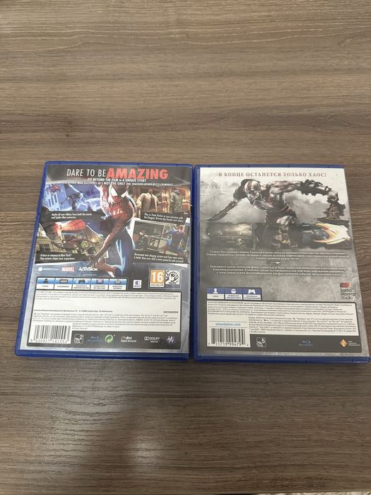 Amazing spiderman 2 god of war ps4 playstation диск игры