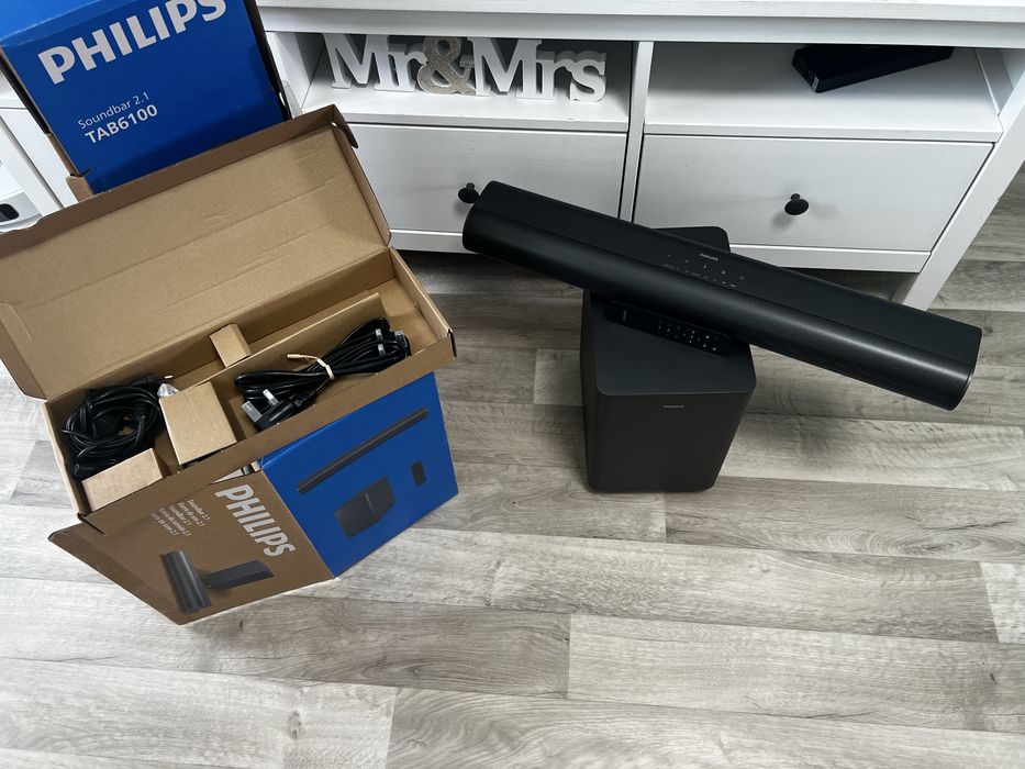 #3000Philips TAB6100 soundbar głośnik subwoofer zestaw 2.1