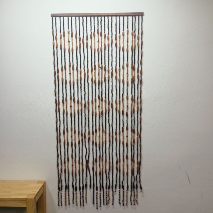 Kotara, zasłona z koralików drewnianych,90/200cm.