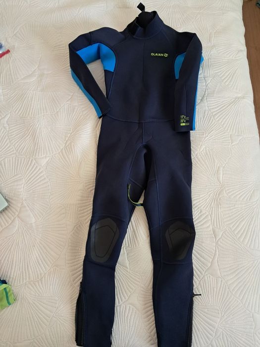 Fato de surf completo criança 10 anos 2.2mm Olaian