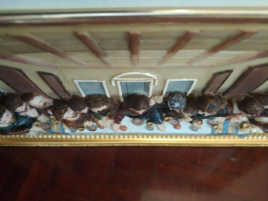 Quadro "Última Ceia de Cristo" em Marfinite