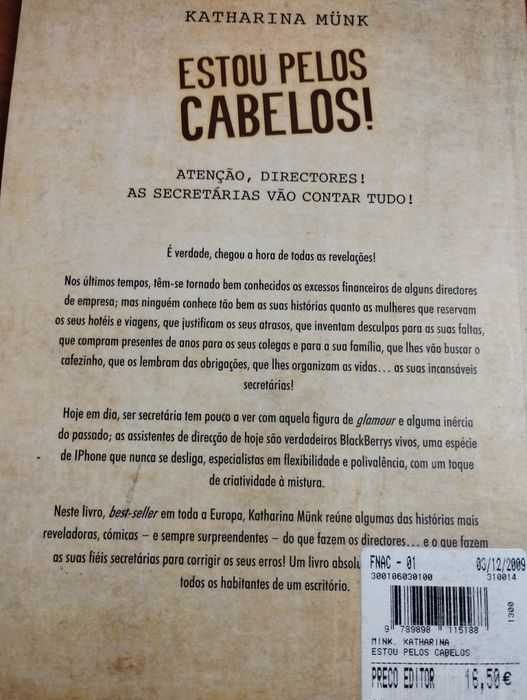 Livro "Estou pelos Cabelos!"