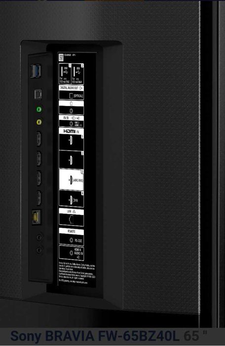 Телевізор---Монітор Sony FW-85BZ30L