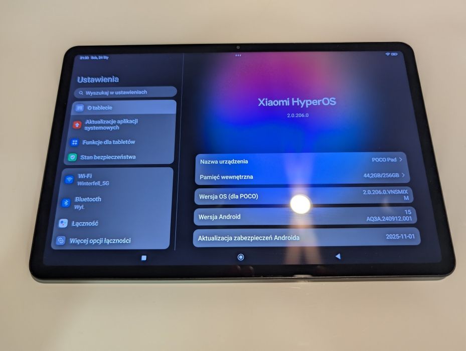 POCO Pad/ Redmi Pad Pro 8/256 GB 12' Jak nowy + etui + ładowarka 33W