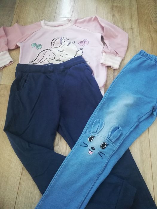 Zestaw ubrań dla dziewczynki 116