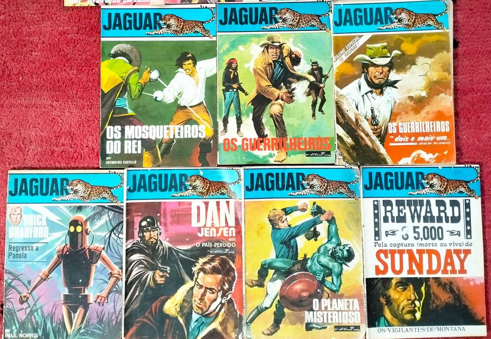 BD Edição Maravilha, Obras Primas Ilustradas, Jaguar e Hérois Inesquecíveis