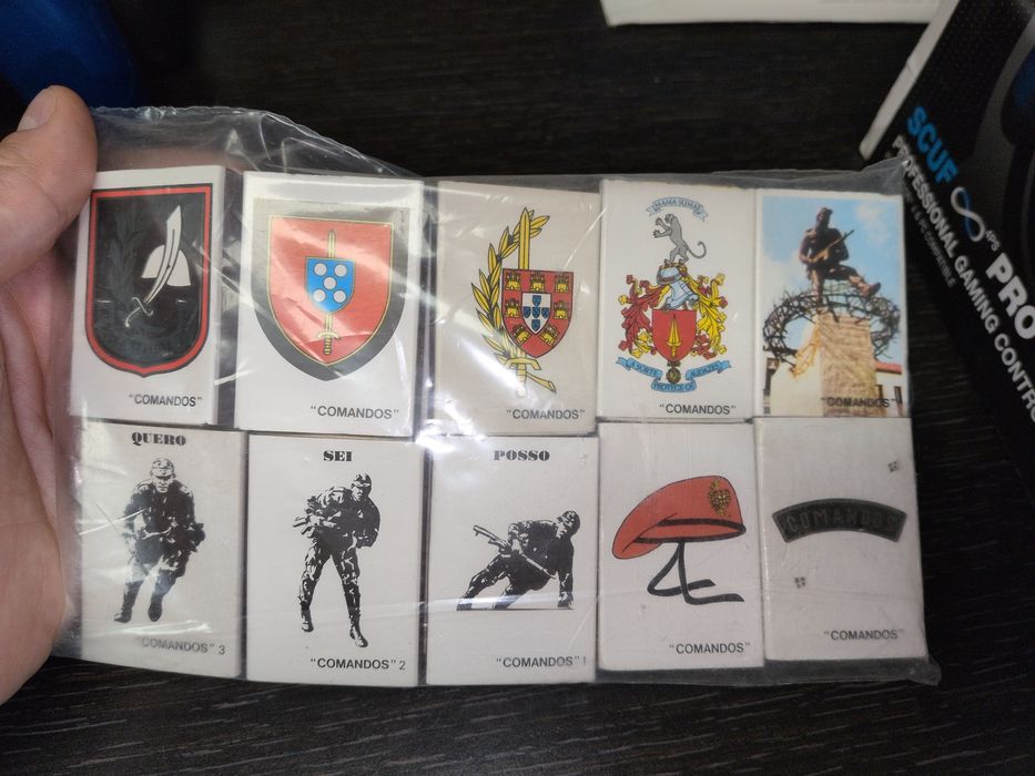 Coleção de fósforos Comandos