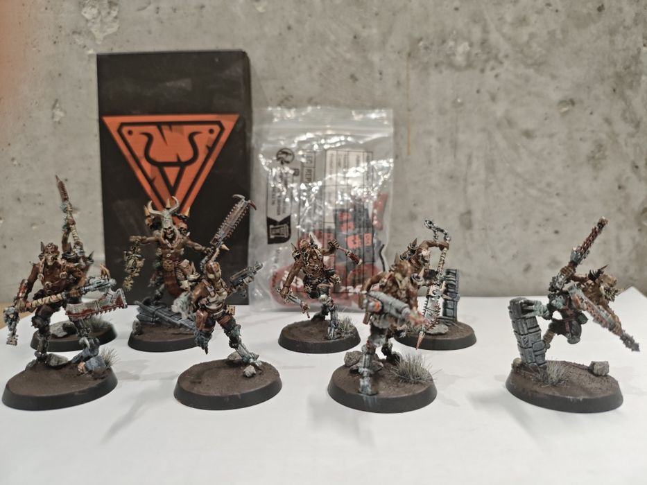 Warhammer Kill Team Goremongers pomalowane + karty i tokeny