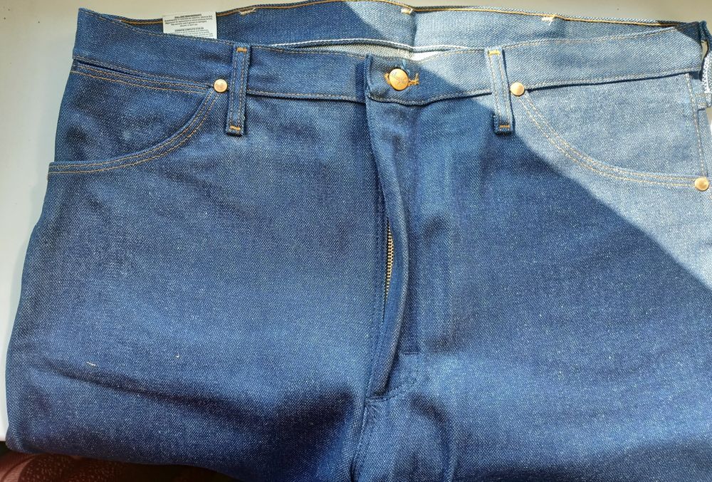 WRANGLER 13MWZ Новые винтажные джинсы 36х38 USA made Rustler texas