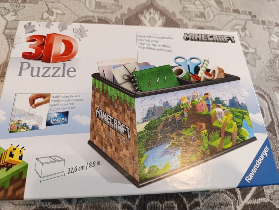 Puzzle Minecraft box pudełko
