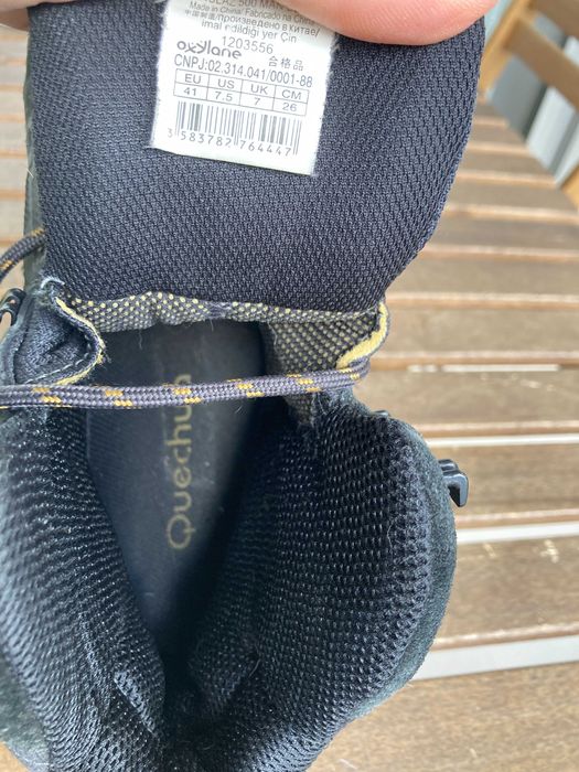 Botas de caminhada, tamanho 41, como novas