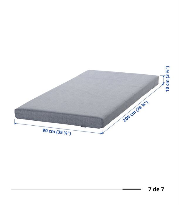 Colchão Agotnes Ikea Novo