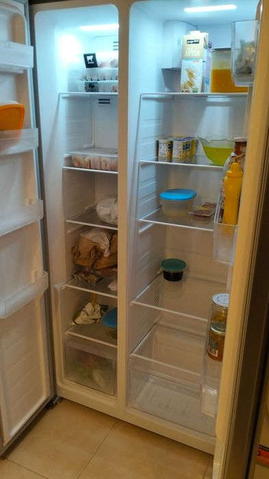 Frigorífico americano Kunft Inox, como novo, 2 anos garantia