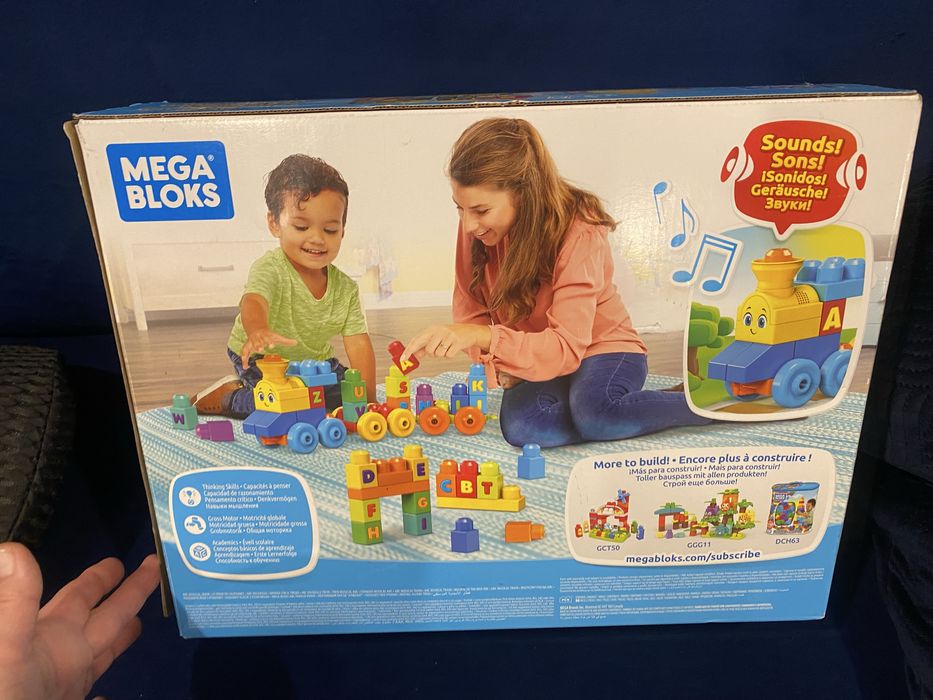 Pociąg,klocki,abecadlo Fisher Price