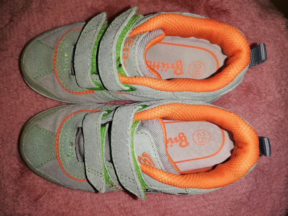 Trampki dziecięce BRUTTING SPORT roz. 28 adidasy, skóra naturalna