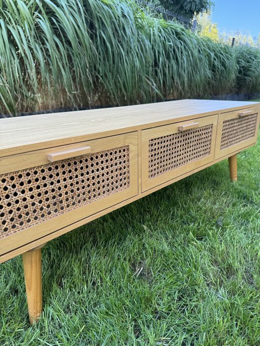 Szafka rtv westwing boho ratan 120x40