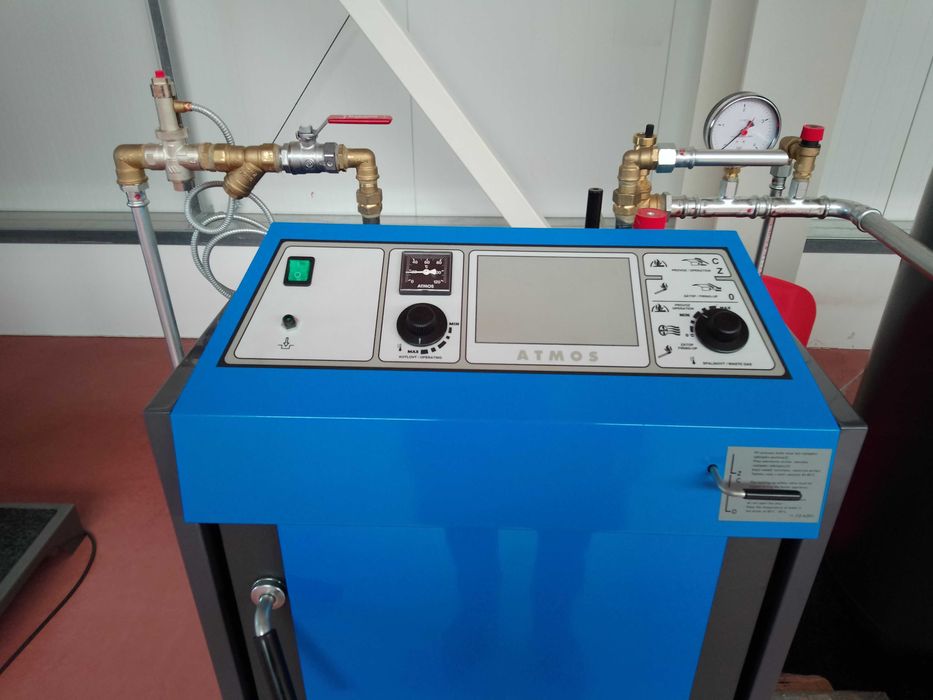 Kotłownia z kotłem Atmos